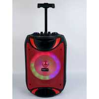 NEW SING-E 8 inch Wireless Super Bass RGB LED Party Trolley Outdoor Speaker + Mic