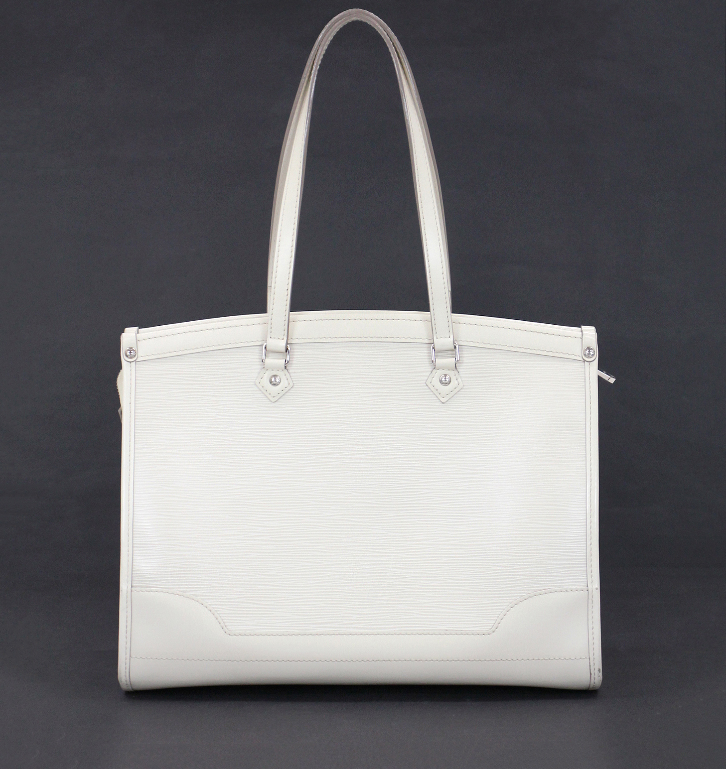 LOUIS VUITTON Madeleine GM Epi Leather Shoulder Bag Ivory