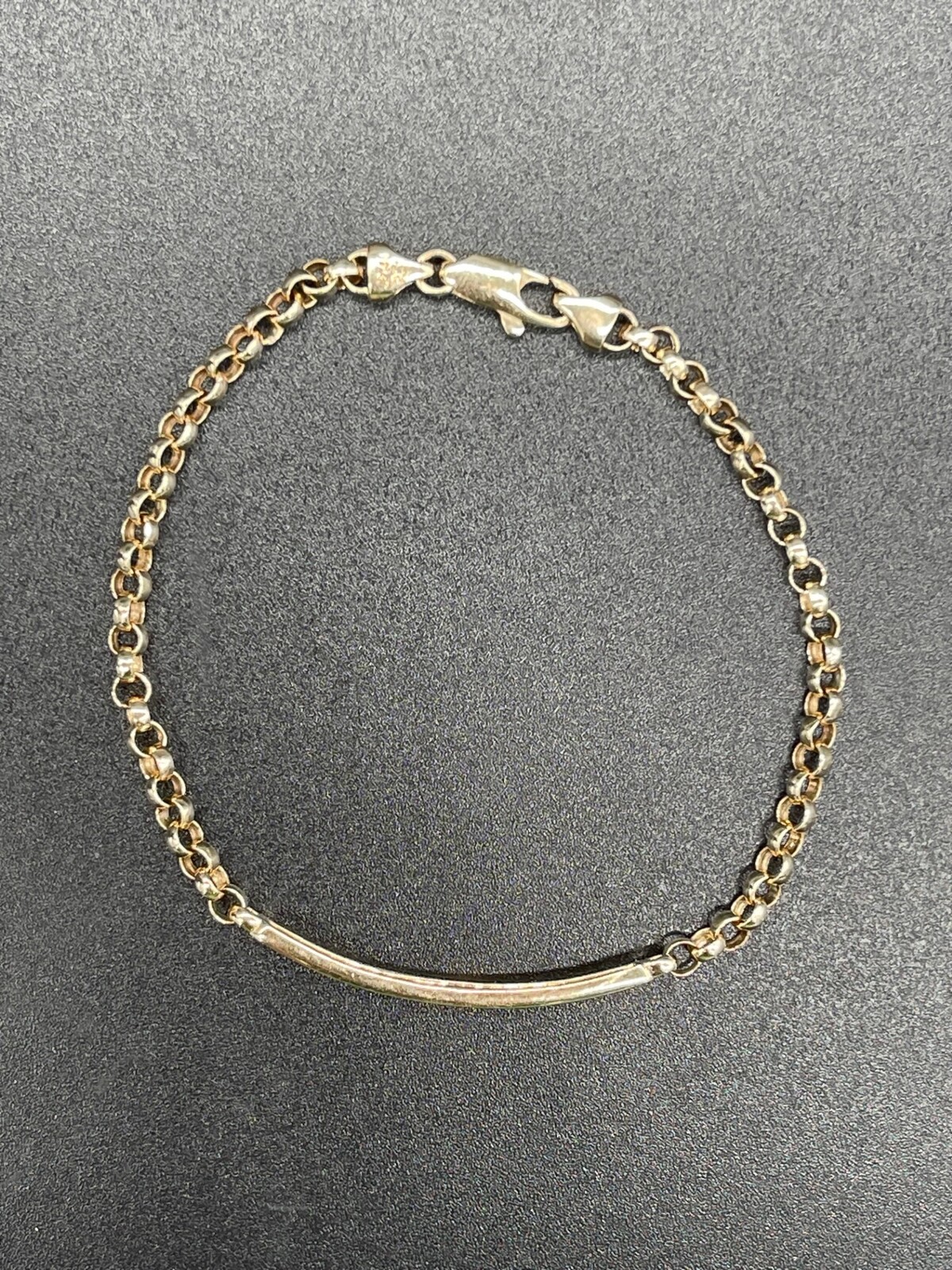 Ladies 9ct Yellow Gold Belcher Link Bracelet (PreOwned)