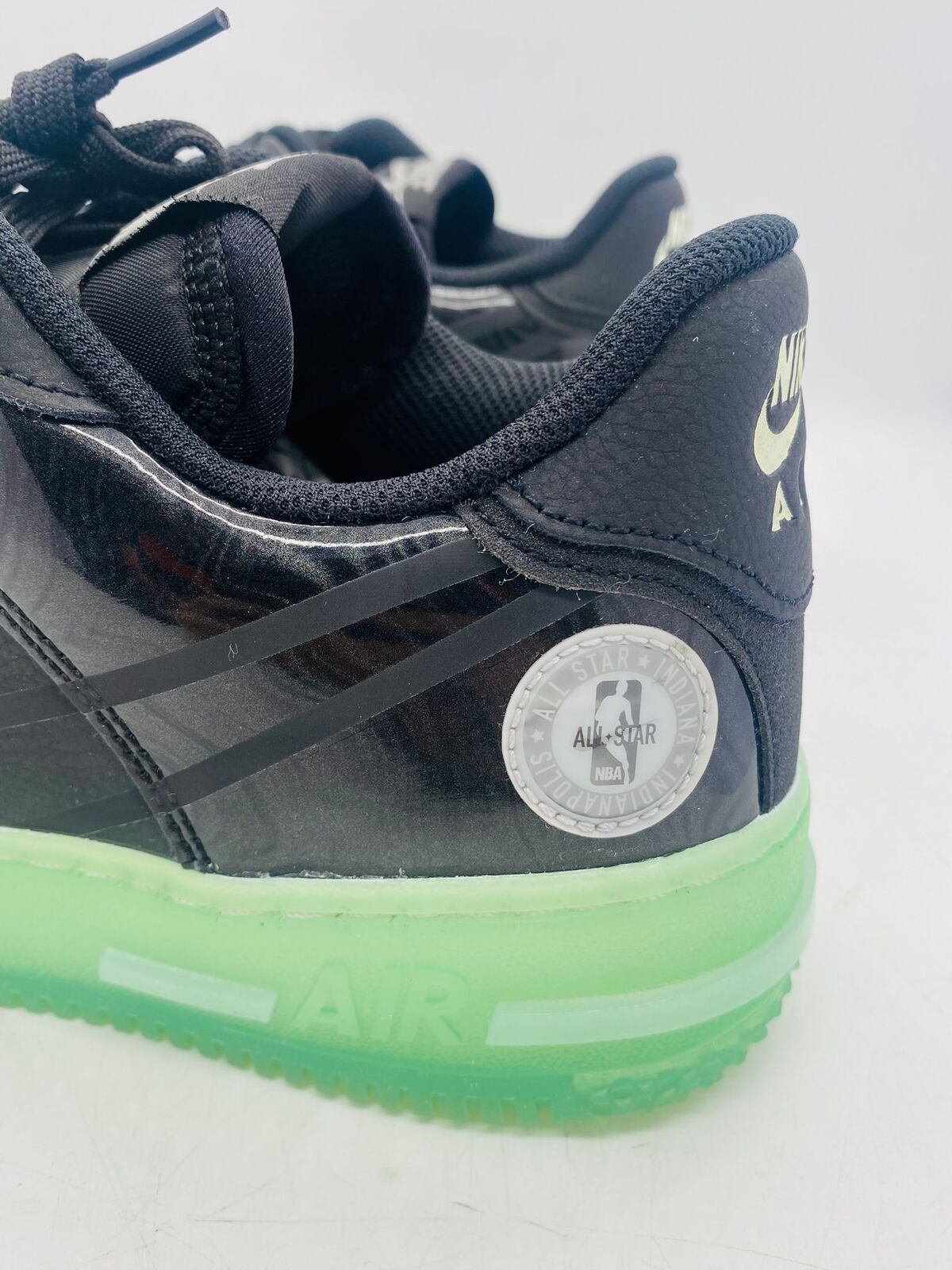 Nike Air Force React LV8 CV2218-001 Size US/ UK Black Green Athletic  Shoes