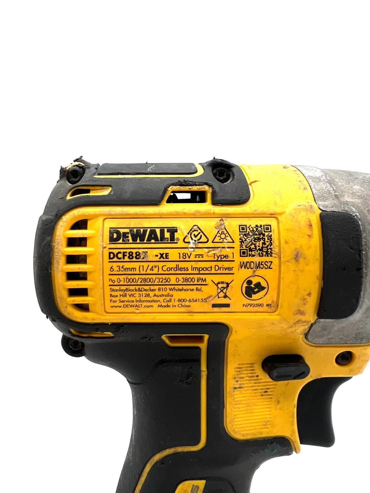 DeWalt DCF887 XE 18V XR Brushless Impact Driver Skin Only