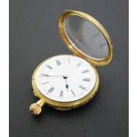 Ladies Stewart Dawson & Co "Princess" 18K Gold Pocket Watch (Pre-Owned)