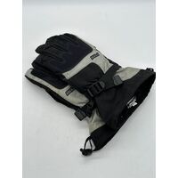 POW Ski Snow Gloves Black/Grey Thermal Anti-Slip Touchscreen Winter Gloves