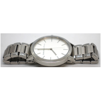 Christian Paul Men's Analog Display Silver Quartz Stainless Steel Watch