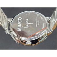 Mimco Remi Timepiece Silver and Rose Gold Toned Ladies 40mm Watch