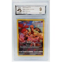 Pokemon S&M Cosmic Eclipse #237 Torkoal Full Art Graded: 9 CGA (Pre-Owned)