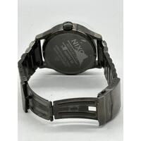 Nixon A356-2983 Sentry SS Stainless Steel Classic Date Gunmetal Mens Watch
