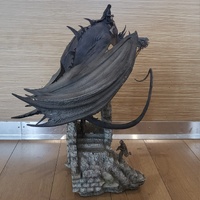 Iron Studios WBLOR23819-10 The Lord of the Rings 1/20 Fell Beast Diorama Statue