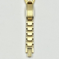 Seiko Ladies Gold Tone Quartz Watch 1N00-0FR0 Rectangular Ivory Dial