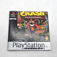 Crash Bandicoot PS1 PlayStation 1 Platinum Edition PAL Complete with Manual