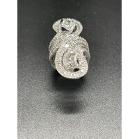 Ladies 14k White Gold Diamond Ring (Pre-Owned)