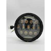 DOT SAE JG-JOO3A-W LED Light 7” Motorcycle Headlight (Pre-owned)