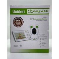 Uniden BW4151 4.3 Inch Baby Video Monitor Pan and Tilt Camera with Night Vision