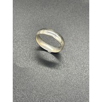 Unisex Solid 9ct White Gold Wedder Ring Fine Jewellery 7.6 Grams Size UK Y