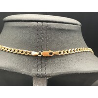 Unisex 9ct Yellow Gold Curb Link Necklace (Pre-Owned)