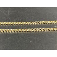 Mens Solid 24.4 Grams 9ct Yellow Gold Curb Link Necklace Fine Jewellery
