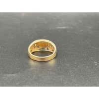 Ladies 14ct Yellow Gold Pattern Design Ring Fine Jewellery 