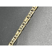 Unisex Solid 18ct Yellow Gold Birdseye Link Bracelet Fine Jewellery 14.6 Grams