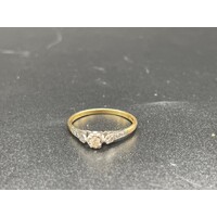 Ladies 18ct Yellow Gold Ring (Pre-Owned)