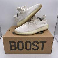 Adidas Yeezy Boost 350 V2 Cream/Triple White Shoes CP9366 (Pre-owned)