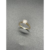 Ladies 18ct Yellow Gold Diamond Ring (Pre-Owned)