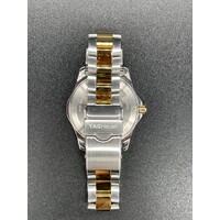 Mens Tag Heuer Aquaracer WAF1120 Stainless Steel & Gold Watch