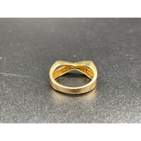 Unisex 18ct Yellow Gold Diamond Ring (Pre-Owned)