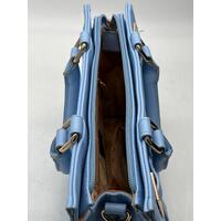 Colette by Colette Hayman Ladies Blue Handbag with Textured Faux Leather