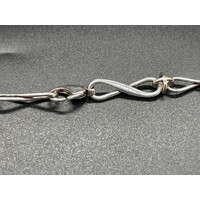 Unisex 925 Sterling Silver Choker Necklace (Pre-Owned)