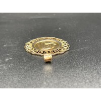 Ladies 18ct Yellow Gold Religious Pendant (Pre-Owned)
