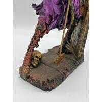 Egyptian Style Undead Knight with Glaive and Skull Shield Collectable Statue