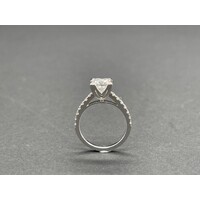 Ladies 18ct White Gold Engagement Diamond Ring (Pre-Owned)