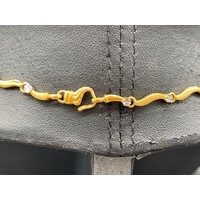 Ladies 22ct Fancy Link Gold Necklace (Pre-Owned)