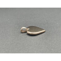 Ladies 9ct Yellow Gold Love Heart Pendant (Pre-Owned)