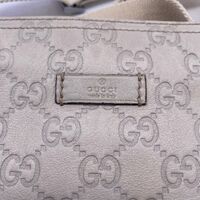 Gucci White Guccissima Leather Messenger Bag Hawaii Exclusive 2007