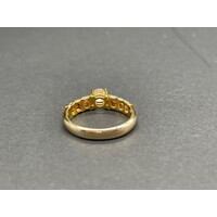 Ladies 14ct Yellow Gold Diamond Ring (Pre-Owned)