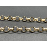 Ladies 9ct Yellow Gold Belcher Link Necklace