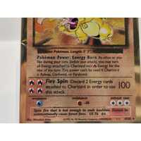 Pokémon Collectors Card Charizard Commemorative Metal Card (Pre-owned)
