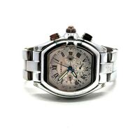 Cartier Roadster Automatic Chronograph Face Silver Tone Watch (Pre-owned)