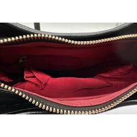 Chanel Aged Calfskin Quilted Small Gabrielle Hobo Black Bag