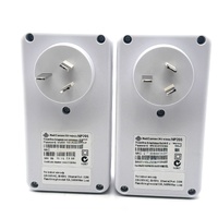NetComm NP205 200Mbps Powerline Adapter Twin Pack AC Pass Through Ethernet