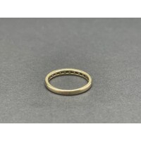 Ladies 14ct Yellow Gold Diamond Ring (Pre-Owned)