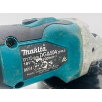 Makita DGA504 18V Cordless LXT Angle Grinder 125mm Skin Only (Pre-Owned)