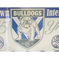 Canterbury Bankstown Bulldogs Internationals 1935-2010 Photo Frame (Pre-owned)