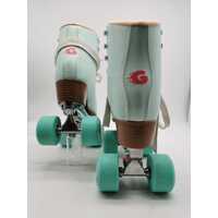 Gallaz Biarritz Mint/Cantaloupe Roller Skates Women’s Size 3 US (Pre-owned)