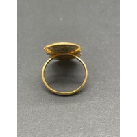 Unisex 21ct Yello Gold 3 Sovereign Coin Ring (Pre-Owned)