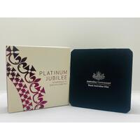 2022 Platinum Jubilee of Queen Elizabeth II 50 Cent Silver Proof Coin (Preowned)
