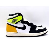 Nike Air Jordan 1 Retro High OG Volt Gold 555088118 Size 9 US Mens Athletic Shoe