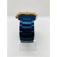 Guess Jolt Chronograph Analog Blue Dial Blue Steel Bracelet Mens Watch W0377G4