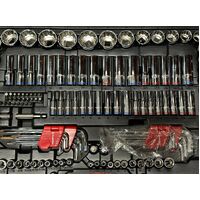 ToolPRO Automotive Tool Kit 198 Piece Model 521980 in Heavy Duty Moulded Case